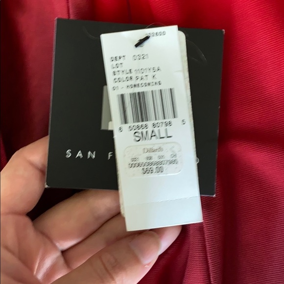 Red and black ombré dress - Picture 3 of 4